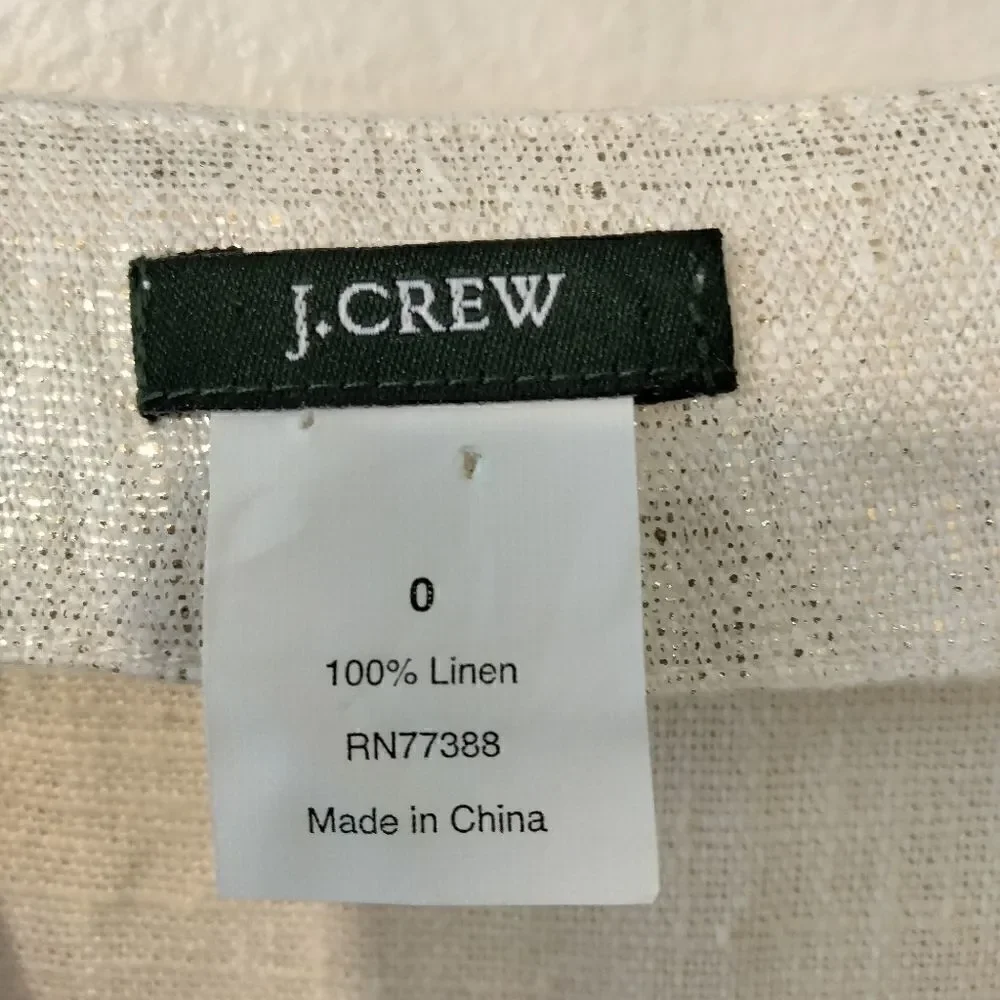 J. Crew Linen Top  - Picture 3 of 5